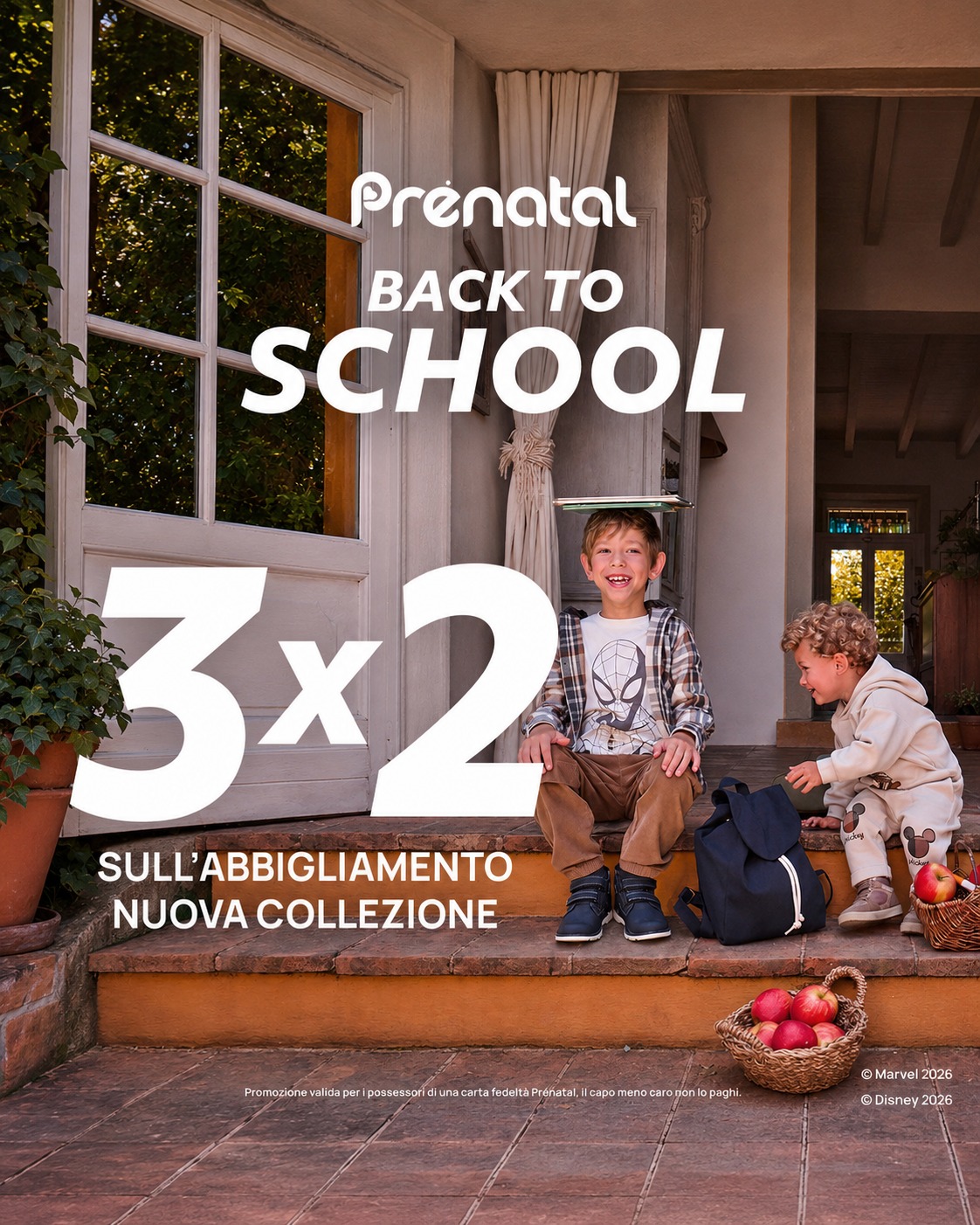 Da Prénatal è arrivato il BACK TO SCHOOL: 3x2 sull'abbigliamento nuova collezione.
