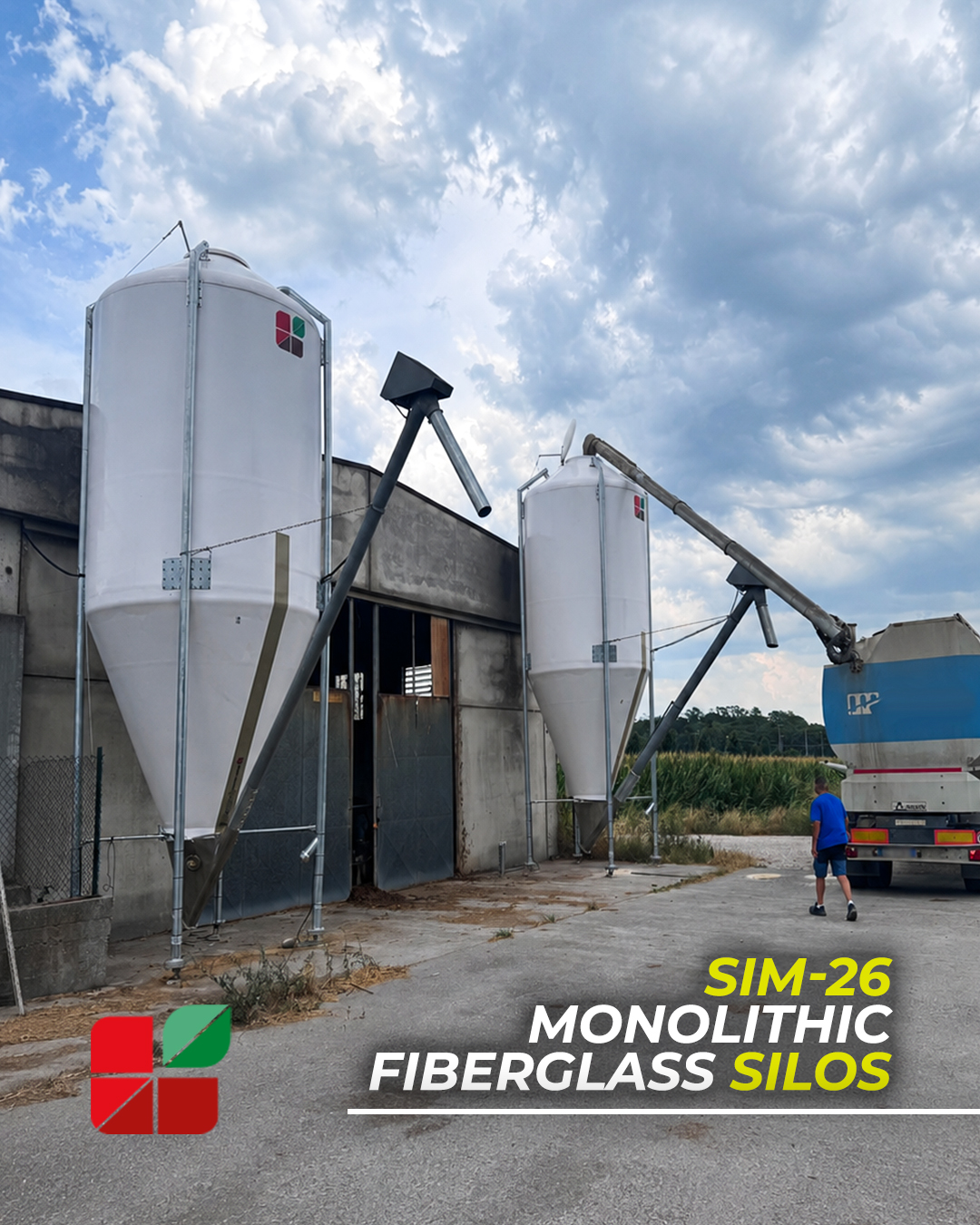 🚜 New installation completed in Castiglione!
📌This project consisted in: 2 SIM 26 monolithic fiberglass silos, equipped with our integrated electronic weighing system. ⚖️🌾
💡Reliable storage meets smarter feed management, helping farmers monitor their operations with greater accuracy and efficiency.
👀 In our next post, we'll take a closer look at how AGRITECH weighing systems work—and why they can make a real difference in everyday farm management.
➡️➡️➡️ Stay tuned!
#Agritech #SIMSilos #WeighingSystem #SmartFarming #FiberglassSilos #LivestockFarming #AgriTech 🚜