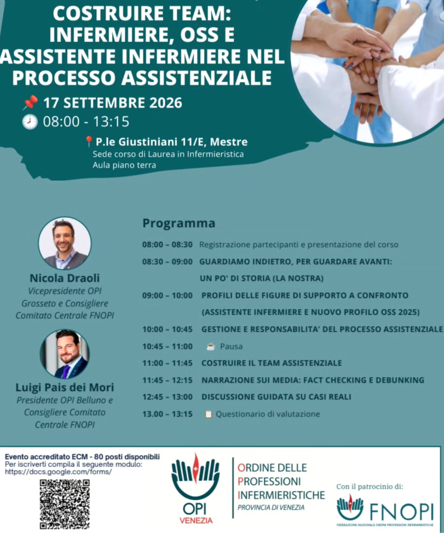 📚OPI VENEZIA FORMAZIONE📍Corso ECM Gratuito per infermieri regolarmente iscritti all'Ordine....