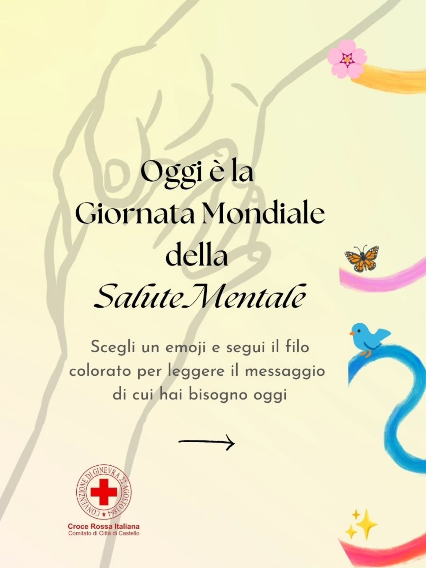 Qualsiasi filo tu abbia scelto, la destinazione finale è la stessa: 𝐧𝐨𝐧 𝐝𝐞𝐯𝐢 𝐚𝐟𝐟𝐫𝐨𝐧𝐭𝐚𝐫𝐞 𝐭𝐮𝐭𝐭𝐨 𝐝𝐚 𝐬𝐨𝐥ə. 🫂
Oggi, nella 𝑮𝒊𝒐𝒓𝒏𝒂𝒕𝒂 𝑴𝒐𝒏𝒅𝒊𝒂𝒍𝒆 𝒅𝒆𝒍𝒍𝒂 𝑺𝒂𝒍𝒖𝒕𝒆 𝑴𝒆𝒏𝒕𝒂𝒍𝒆, ricordati che c'è una presenza pronta ad accoglierti quando i pensieri si fanno troppo pesanti.
☎️ Il 𝟏𝟓𝟐𝟎 è il numero di pubblica utilità della Croce Rossa Italiana: offre 𝐬𝐮𝐩𝐩𝐨𝐫𝐭𝐨 𝐩𝐬𝐢𝐜𝐨𝐥𝐨𝐠𝐢𝐜𝐨 𝐠𝐫𝐚𝐭𝐮𝐢𝐭𝐨 𝐞 𝐚𝐧𝐨𝐧𝐢𝐦𝐨 a chiunque ne abbia bisogno.
🧏♀️🧏♂️ Il servizio è completamente 𝐚𝐜𝐜𝐞𝐬𝐬𝐢𝐛𝐢𝐥𝐞 𝐚𝐧𝐜𝐡𝐞 𝐚𝐥𝐥𝐞 𝐩𝐞𝐫𝐬𝐨𝐧𝐞 𝐜𝐨𝐧 𝐬𝐨𝐫𝐝𝐢𝐭à tramite il servizio 𝐂𝐨𝐦𝐮𝐧𝐢𝐜𝐚𝐄𝐍𝐒. Trovi tutte le informazioni per accedere qui:
ℎ𝑡𝑡𝑝𝑠://𝑤𝑤𝑤.𝑐𝑜𝑚𝑢𝑛𝑖𝑐𝑎𝑒𝑛𝑠.𝑖𝑡/
Salva questo post per ricordartelo o invialo a qualcunə che pensi possa aver bisogno.
Noi ci siamo, per tuttə ❤️
#SaluteMentale #SupportoPsicologico #CroceRossaItaliana #CRICittàDiCastello #1520